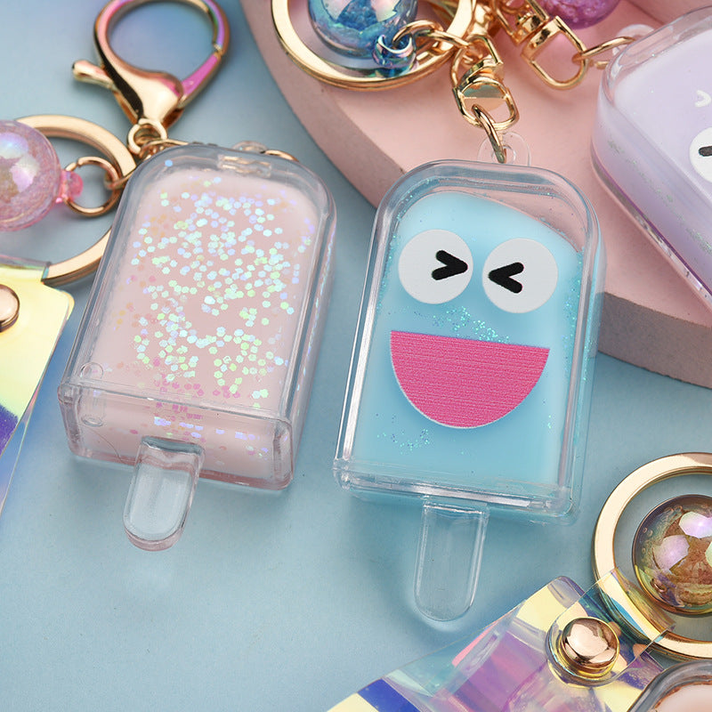 Wholesale Acrylic Oil Popsicles Keychains
